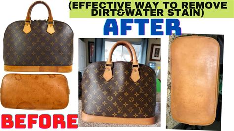 louis vuitton vachetta water stain|louis vuitton stain removal.